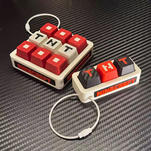Llavero Clicker TNT Estilo Bloque, Juguete Sensorial Antiestrés Portátil, Colgante para Mochila, Accesorio <span class=keywords><strong>de</strong></span> <span class=keywords><strong>Juego</strong></span>, Regalo Creativo - Product Image 4