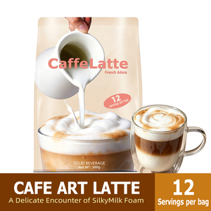 <span class=keywords><strong>Caffè</strong></span> Bianco Istantaneo 3-in-1 100% Arabica a Media Caffeinazione, Delicato <span class=keywords><strong>e</strong></span> Morbido, Confezione Grande da 300g, Certificato Halal <span class=keywords><strong>e</strong></span> GMP, Etichetta Privata OEM - Product Image 3