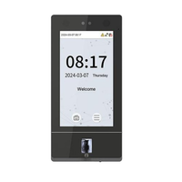 Lector de Control de Acceso y Asistencia con Reconocimiento Facial TCP/IP, Visión Nocturna, Resistente al Agua IP65, de 7 Pulgadas, con Wi-Fi