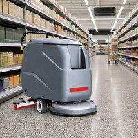 Nettoyeur de sols manuel CleanHorse ARES520, laveuse-sécheuse à pousser, batterie 24V85Ah, équipement de nettoyage