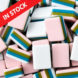 <span class=keywords><strong>Oh</strong></span> My Mahjong <span class=keywords><strong>La</strong></span> Fête - Tuiles de Mahjong Américain en Acrylique de Luxe à 4 Couches, 160 Pièces, En Stock, Personnalisable, MOQ 1 Ensemble - Product Image 1