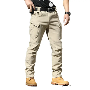 Custom Cotton Multi Pocket <span class=keywords><strong>Cargo</strong></span> Calças Casual Calças para Homens Calças Masculinas Calças Empilhadas