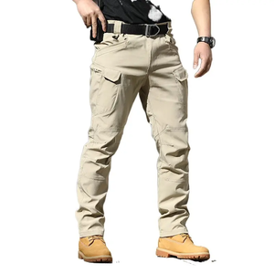 Custom Cotton Multi Pocket Cargo Pants Casual Cargo Pants For Men Men'S Trousers Men Stacked Pants