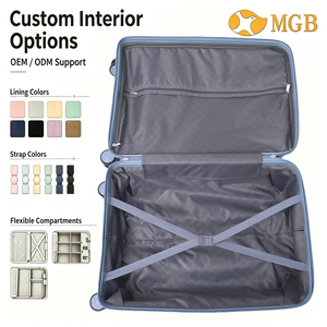 Valise de voyage OEM pour enfants, bagage durable et étanche avec <span class=keywords><strong>roulettes</strong></span> fluides, léger et adapté en <span class=keywords><strong>cabine</strong></span> - Product Image 3