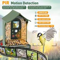 Petdom plus récent étanche conçu en plein air Vision nocturne intelligent mangeoire à oiseaux caméra observer l'activité des oiseaux et manger