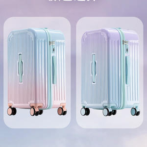 2024 bagages tendance avec porte-café petit sac de voyage avec rouleaux bagages à main pour enfants enfants - Product Image 4