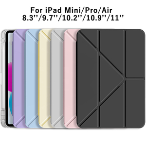 เคสใสแบบพับได้ 3+Y พับ สำหรับ <span class=keywords><strong>iPad</strong></span> รุ่นที่ 10 และ <span class=keywords><strong>11</strong></span> ปี 2025 7/8/9 10.2 นิ้ว เคสสำหรับ Air <span class=keywords><strong>4</strong></span> 5 6 7 <span class=keywords><strong>11</strong></span> สำหรับ Air 2 9.7 <span class=keywords><strong>Pro</strong></span> <span class=keywords><strong>11</strong></span> Mini 6 7 - Product Image 1