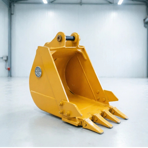 SOOSAN Rock Bucket 1.2CBM 24Ton Excavator Digging Bucket for Hard Soil Clay and <b>Soft</b> Stone <b>Light</b> Duty Construction Work - Product Image 1