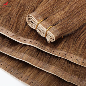 Extensions de cheveux invisibles HQ Mixed Proc Discount Seamless XO Invisible Genius Weft Micro Loop PU Skin Invisible Weft avec trou - Product Image 3