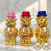 Popcorn Gourmand 280g en Pot Ourson Style Champignon Cadeau Créatif Vente Directe Usine OEM ODM