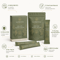 Boîte en carton biodégradable pour complément alimentaire botanique de luxe, personnalisée, portable, pliable, écologique