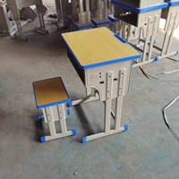 Ensemble Chaise et Bureau Moderne Minimaliste en MDF pour Étudiants – Idéal pour les Écoles Primaires/Secondaires, les Cours de Formation/De Tutorat et l'Étude à Domicile (Vente en Gros)