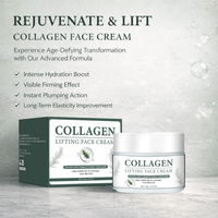 Crème liftante 3D pour le visage, raffermissante et tenseur, hydratante pour peaux relâchées, traitement de contouring avec peptides pour une ligne de mâchoire définie