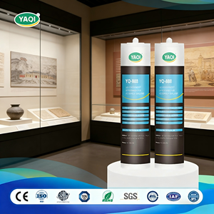 Yaqi Neutral Waterproof Low VOC General Purpose 300ml White Silicone Glue Adhesive Sealant for Construction &amp; <strong>Transportation</strong> - Product Image 1
