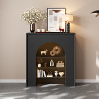 Meuble d'appoint décoratif de style français pour salon commercial avec foyer, idéal pour salon de beauté ou mur d'arrière-plan pour diffusion en direct