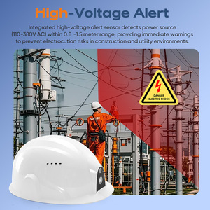 Moniteur de fréquence cardiaque étanche 5G Caméra numérique avancée IOT Moniteur vidéo <span class=keywords><strong>audio</strong></span> Anti-vibration <span class=keywords><strong>Casque</strong></span> de sécurité avec lampe de poche - Product Image 3