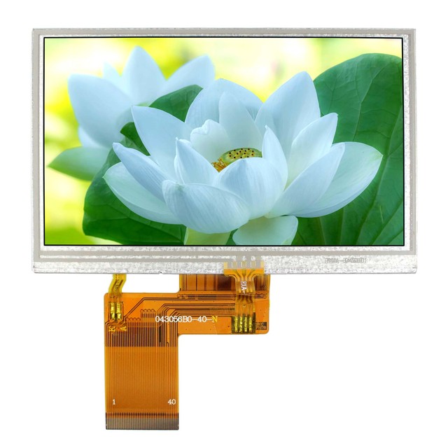4.3'' Tft Lcd Screen Small Digital Screen 4.3Inch Vs043T-004At 480X272 Mini Display With 4-Wire Resistive Resistive Touch Panels