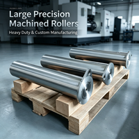 Rouleaux usinés CNC de haute précision, tolérance ±0,003 mm, finition de surface Ra0,1μm, inspectés par CMM, pièces mécaniques rotatives personnalisées