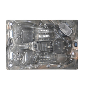<span class=keywords><strong>Petit</strong></span> bain à remous Sunrans, type compact, <span class=keywords><strong>jacuzzi</strong></span> d'<span class=keywords><strong>intérieur</strong></span> pour 3 personnes, spa à hydromassage - Product Image 2