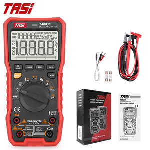TASI TA803C มัลติมิเตอร์แบบดิจิตอล True RMS AC DC แรงดันไฟฟ้า กระแสไฟฟ้า ความต้านทาน ความจุ ความถี่ ไดโอด ความต่อเนื่อง อุณหภูมิ - Product Image 6