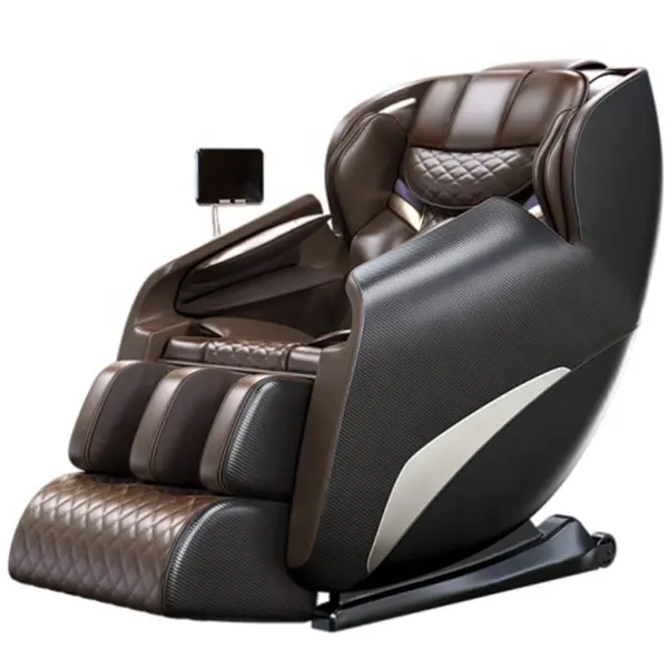 Silla de cuerpo completo eléctrica de gravedad 0 masaje 4d terapia de calor 3D silla de masaje de gravedad cero Shiatsu rodante estiramiento suave