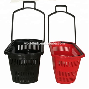 1,5 "<span class=keywords><strong>Caster</strong></span> 45L Rolling Plastic Einkaufs körbe - Product Image 4