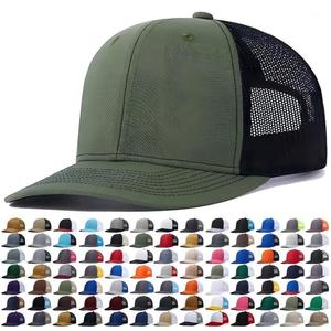 Gorras Trucker Personalizadas con Logotipo, Gorras de Béisbol Deportivas de Malla Personalizadas de Alta Calidad, Gorra Richardson en Blanco para Hombre - Product Image 1