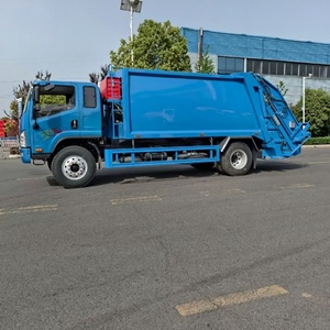 FAW 4X2 Manual Small Rear Loader Garbage Compactor Truck | 7CBM Compressed Vehicle for <b>Waste</b> Collection - Product Image 3