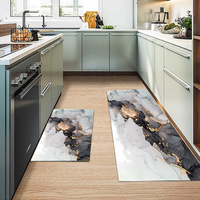 Tapis de sol de cuisine antidérapants imprimés personnalisés Tapis lavables de style moderne confortable