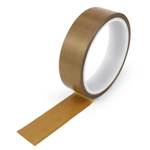 Cintas de Tela de Vidrio PTFE Multitamaño LBX de 1/2'', 3/4'', 1'', 2'', <span class=keywords><strong>33</strong></span> pies, 0.18mm, Cinta Adhesiva de Fibra de Vidrio PTFE para Alta Temperatura - Product Image 1