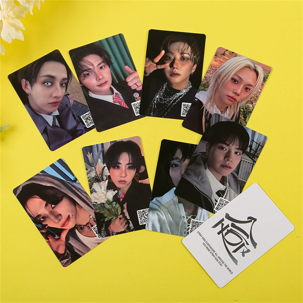 Kpop Straykids HOP Album LOMO Photocards Art Paper Die Cut Music