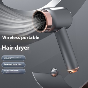 Portátil Mini Secador de Cabelo Quente Ar Frio Carregamento Sem Fio Ion Negativo para Estudante em Casa Dormitório Salon Care Hotel Use USB Power - Product Image 4