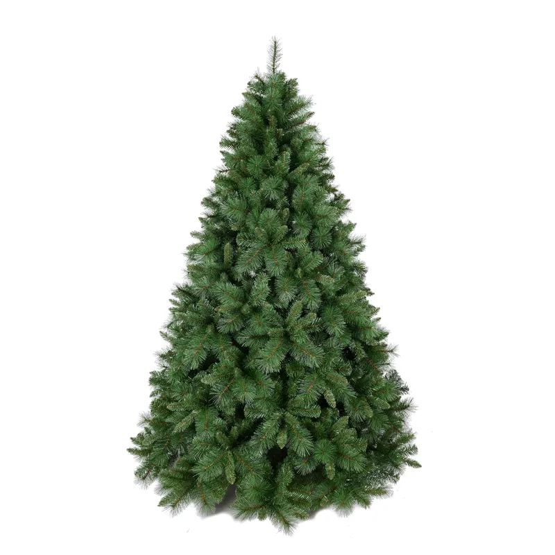 6ft 7ft 8ft Hot Sale Artificial Evergreen Christmas Tree With Solid Metal Stand for Home Office Decoration