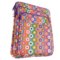 Nouveauté : Housse de livre réutilisable en néoprène au design adorable et personnalisé, pochette pour livre, sac pour tablette, housse pour ordinateur portable, cadeau d'anniversaire