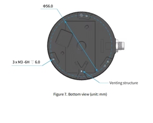 Sensore Lidar Meccanico BSSY)Hesai JT128 - Modalità di Ritorno Doppio a 905nm - Temperatura Operativa -20~65°C - Velocità Dati 82.3 Mbps - Portata 0-60m - Product Image 6