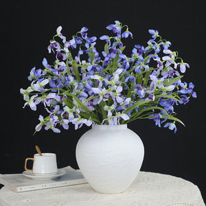 ดอกกล้วยไม้โดฟออร์คิด ดอกลาร์คสปอร์ ดัลฟีเนียม ดอกไม้ประดิษฐ์จากผ้าไหมคุณภาพสูง สำหรับงานแต่งงาน ตกแต่งบ้าน และอุปกรณ์ประกอบฉากถ่ายภาพ - Product Image 4