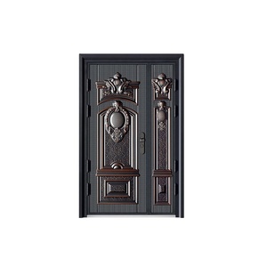 <span class=keywords><strong>Porte</strong></span> robuste en acier inoxydable, armure en fer, Design réticule de sécurité, bon marché, Double ouverture, livraison gratuite - Product Image 1