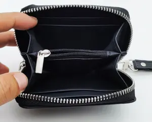 حقيبة نسائية صغيرة للمحافظ تصلح كهدية ترويجية مصنوعة من الجلد المدبوغ بحجم 4×3 بوصة