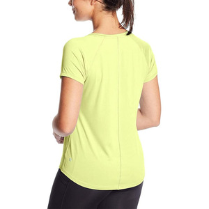 T-shirt en coton pour femme, logo personnalisé, couleur unie, qualité supérieure, nouveau design, vêtements décontractés, prix de gros, t-shirts de sport à manches courtes vierges - Product Image 6