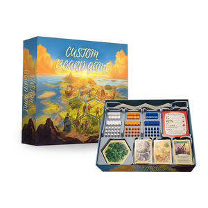 แผ่นเกมกระดาษแข็งแบบกำหนดเองสำหรับมืออาชีพ พร้อมชิ้นส่วนเกมการ์ดคุณภาพหนาและกระดาน - Product Image 1