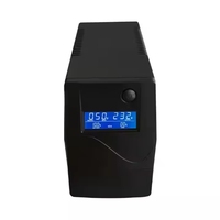 Mini onduleur monophasé de secours 450VA/650VA/850VA avec batterie au plomb pour moniteur PC, appareils électroménagers, alimentation sans interruption