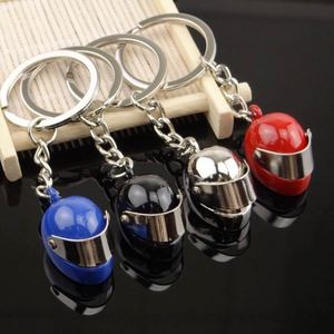 Cute Metal Motorcycle Helmet <b>Key</b> Chain Fashion Stereo Motorcycle Helmets Safety Auto <b>Bag</b> Car <b>Key</b> <b>Ring</b> KeyChain Gift Jewelry - Product Image 2