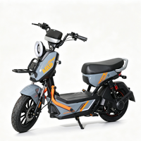 Vélo électrique à frein à disque haute puissance avec phare LED rond pour les trajets urbains quotidiens – Vente en gros usine