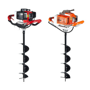 62cc xăng trái đất khoan, đôi xử lý mặt đất vít khoan, cầm tay 52cc chống trượt kẹp gấp nặng Trái Đất khoan - Product Image 1