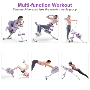 Appareil portable de musculation abdominale CZFIT avec écran LED, corde de traction et <span class=keywords><strong>banc</strong></span> d'exercices pour abdominaux et entraînement de force - Product Image 2