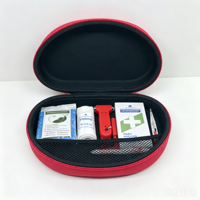 Trousse de premiers secours en EVA rigide en forme de cœur, étanche, portable, pour les voyages, la maison, l'école, cadeau