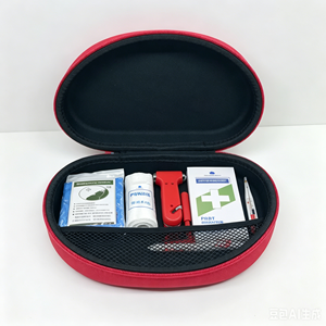 Botiquín de Primeros Auxilios de Marca Propia en Forma de Corazón, Estuche Rígido de EVA, Impermeable, Portátil, para Viajes, Hogar, Escuela, Regalo - Product Image 2