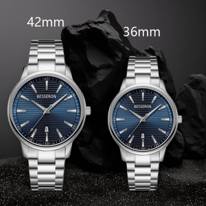 Reloj de Pareja Besseron 2025 de Acero Inoxidable 316L con Logotipo OEM, para Aniversario o Día de San Valentín - Product Image 4
