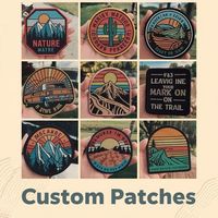 Patches personnalisés en vrac presse à chaud logo 3D personnalisé appliques insignes broderie patch à coudre à repasser pour vêtements