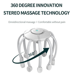 2025 Venta caliente Material ABS masajeador de terapia de cabeza inteligente dispositivo de vibración eléctrica multidimensional para aliviar el estrés - Product Image 5